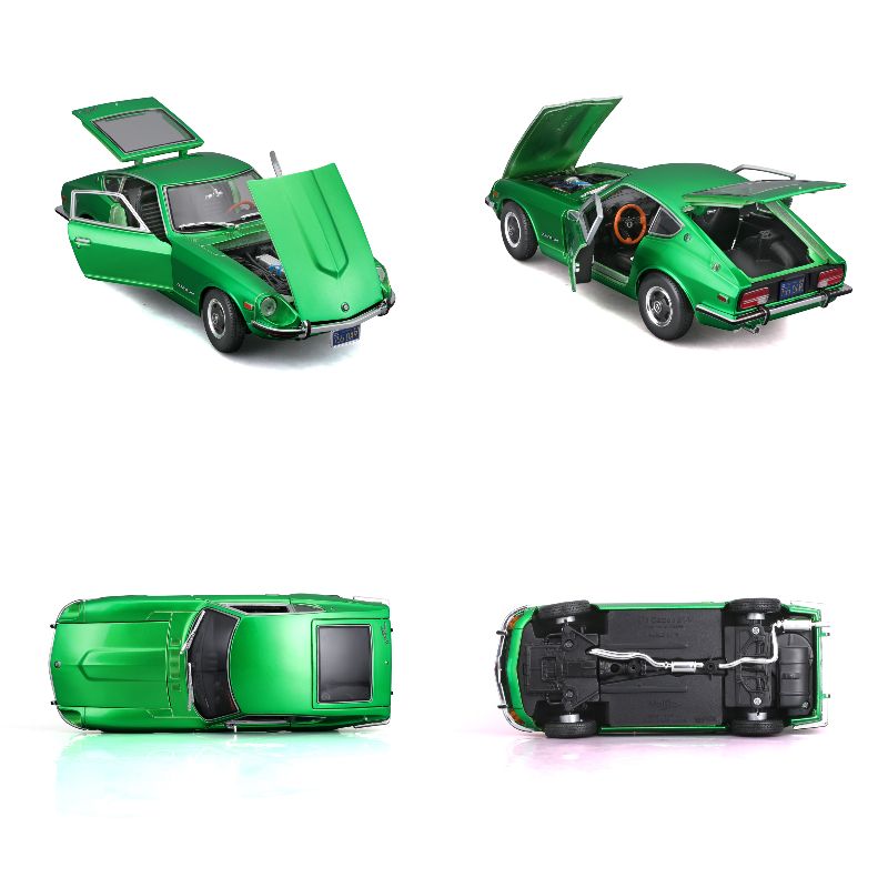 Maisto ミニカー 1:18 1971 ダットサン 240Z グリーン No.200-118