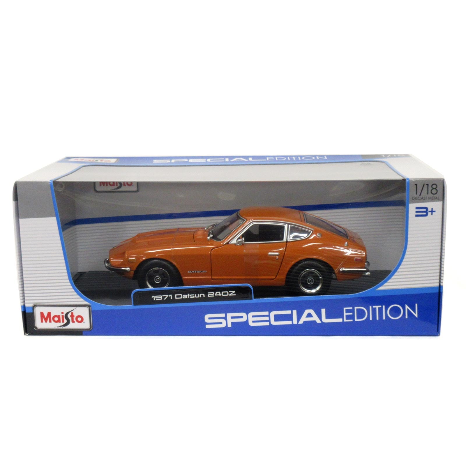 Maisto ミニカー 1:18 1971 ダットサン 240Z オレンジ No.200-112
