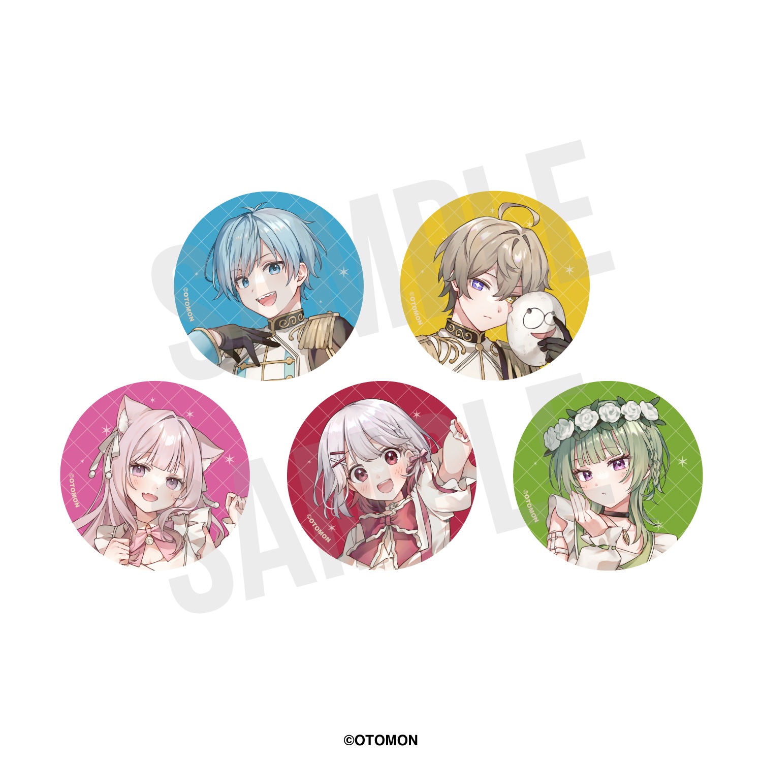 おともんランダム缶バッジ | おとなりモンスター | PaLePaLe