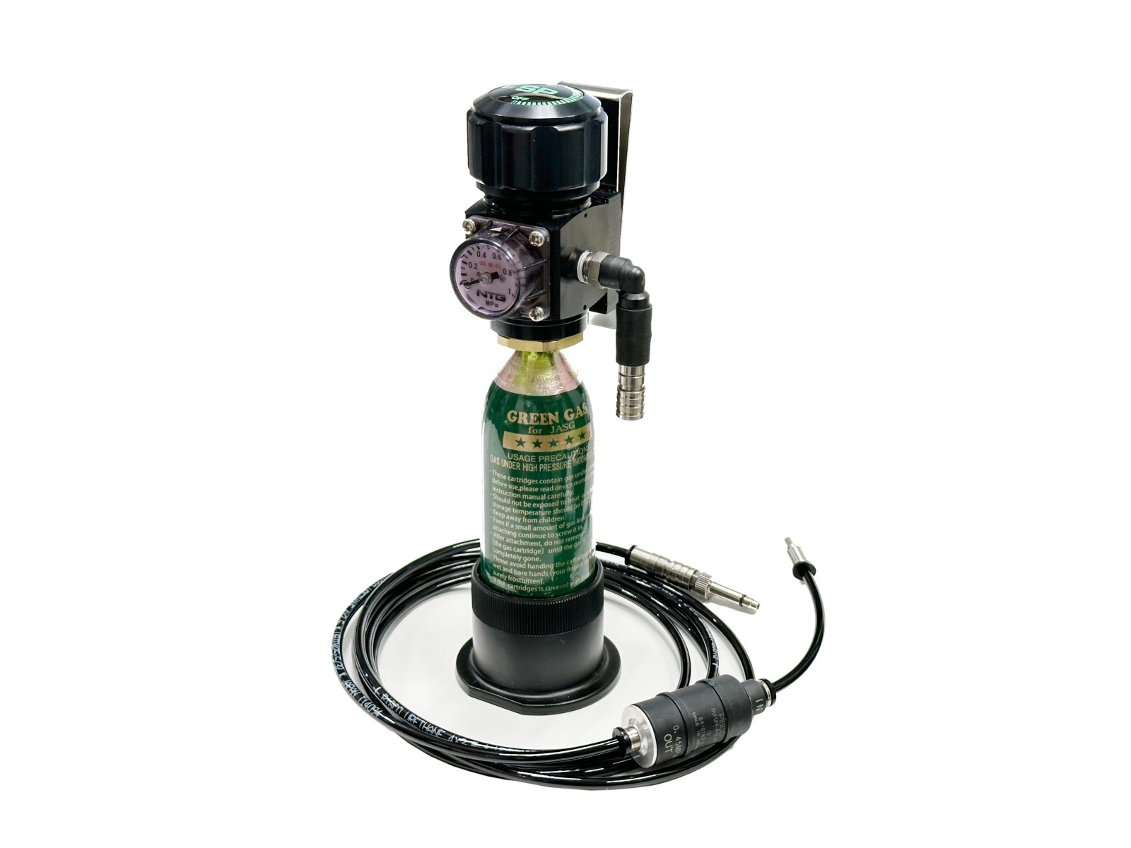 サンプロジェクト 圧力調節器 グリーンガス 可変式レギュレーター(SP