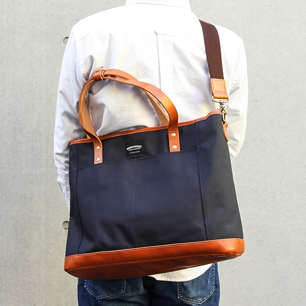 グッドマンズ デイリー2ウェイトート ネイビー（ワンダーバゲージ