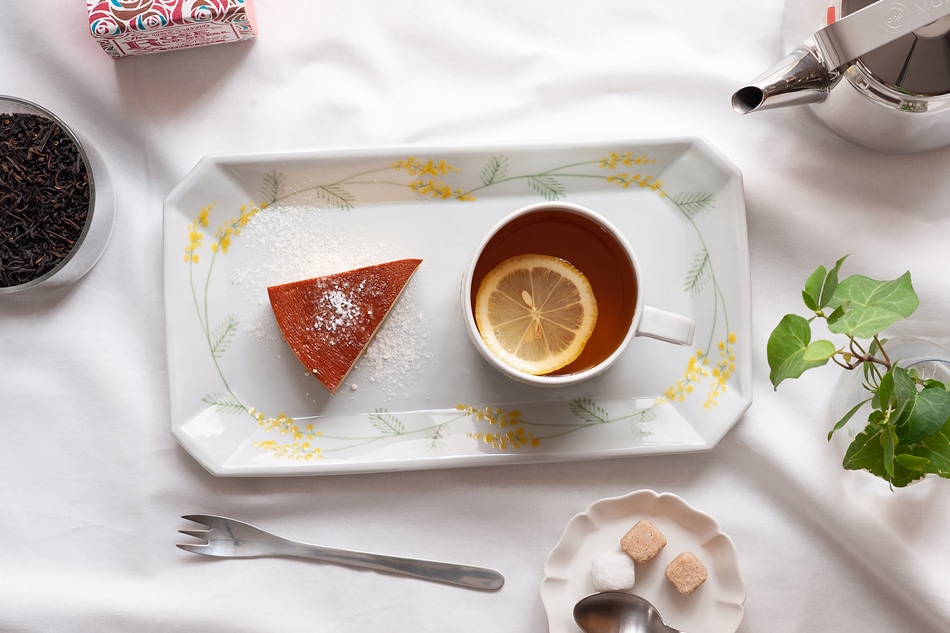 ミモザ 隅切り長角皿（徳永遊心） フリーデザイン ｜ 北欧・ロング