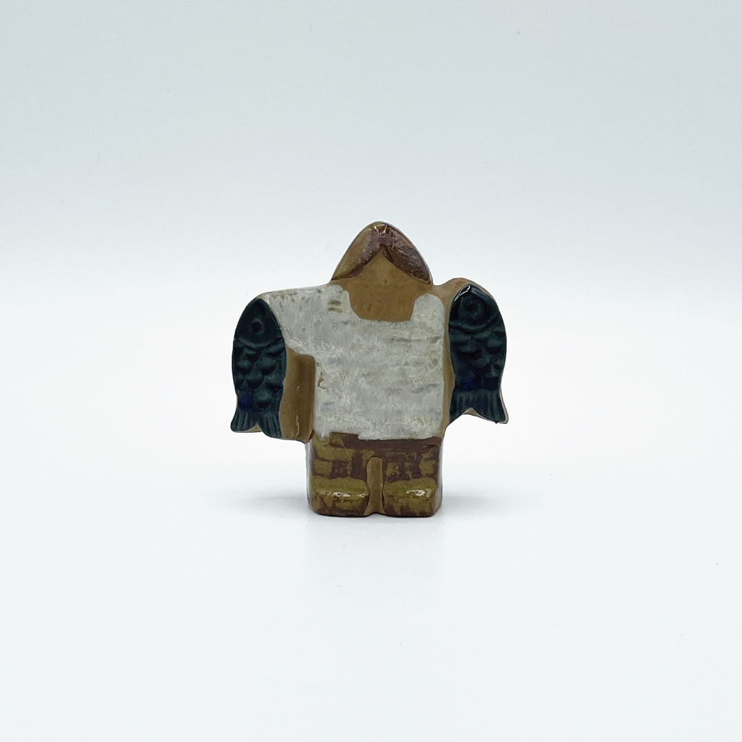 ヴィンテージ】15 漁師（リサ・ラーソン／Lisa Larson） フリー