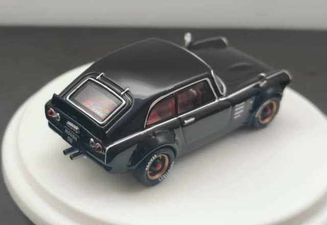 新品 JiangYi 1/64 ホンダ S800 Coupe Black Color, Boost Gear