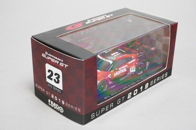 1/43 エブロ 45714 MOTUL AUTECH 日産 GT-R SUPER GT GT500 2019 #23