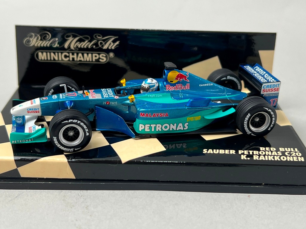 1/43 ミニチャンプス 400010017 レッドブル ザウバー ペトロナス C20