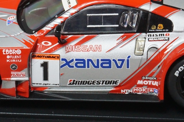 1/43 エブロ 43571 日産 ザナヴィ ニスモ Z JGTC 2004 #1, Boost Gear