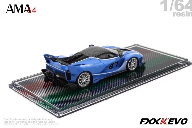 予約 AMA64 1/64 フェラーリ Ferrari FXX-K-EVO SkyBlue #67, Boost
