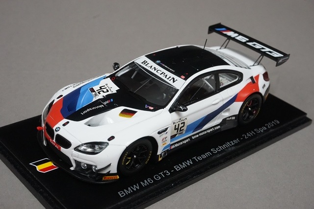 1/43 スパーク SB275 BMW M6 GT3 BMW Team Schnitzer SPA24h 2019 #42
