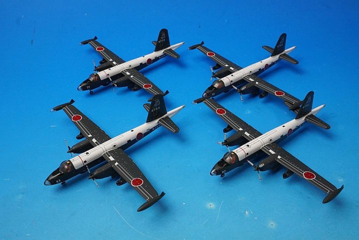 1/200 P-2J 海上自衛隊 第1航空群 第7航空隊 オメガ 鹿屋基地 4機