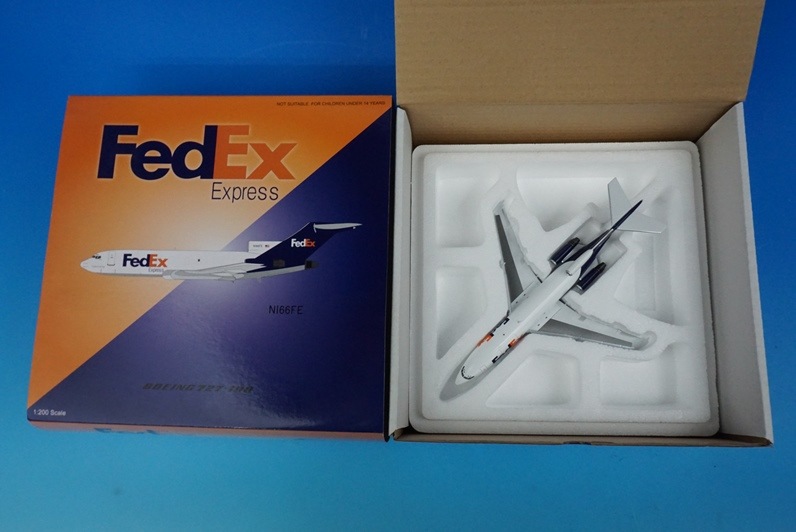 1/200 B727-100 FedEX フェデックス N166FE ［BBOX711FE］ ブルー