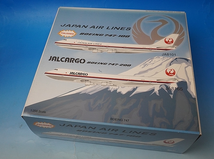 1/200 B747-100 JAL 旧鶴丸塗装 導入1号機 JA8101 ［BBOX1313］ ブルー