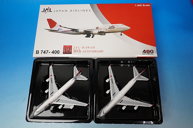 1/400 B747-400 JAL Yokoso!JAPAN JA8089 国際線就航50周年 JA8906