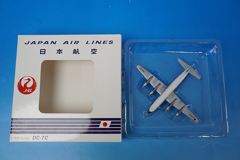 1/400 DC-7 JAL 旧鶴丸塗装 City of Los Angeles JA6303 アエロ