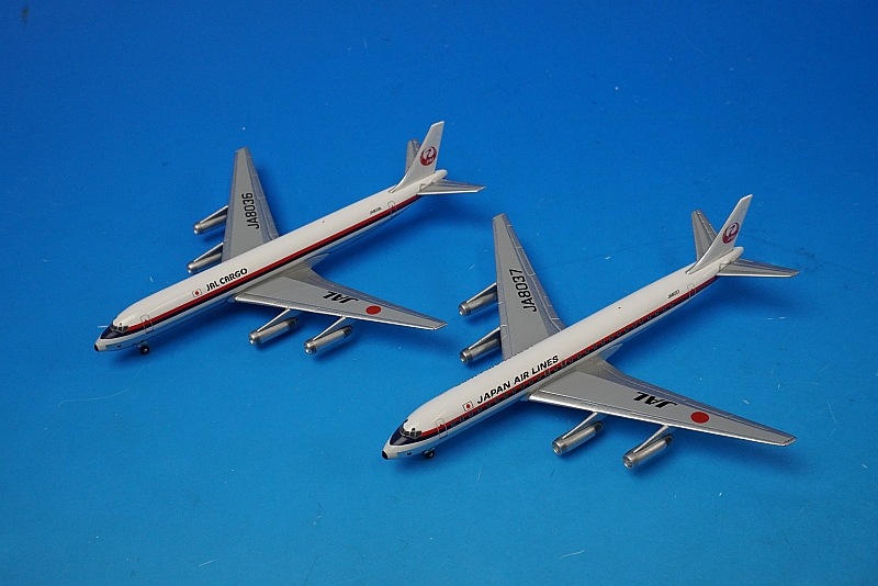 1/400 DC-8-62 JAL 旧鶴丸塗装＆JALカーゴ JA8036 JA8037 [2004-002