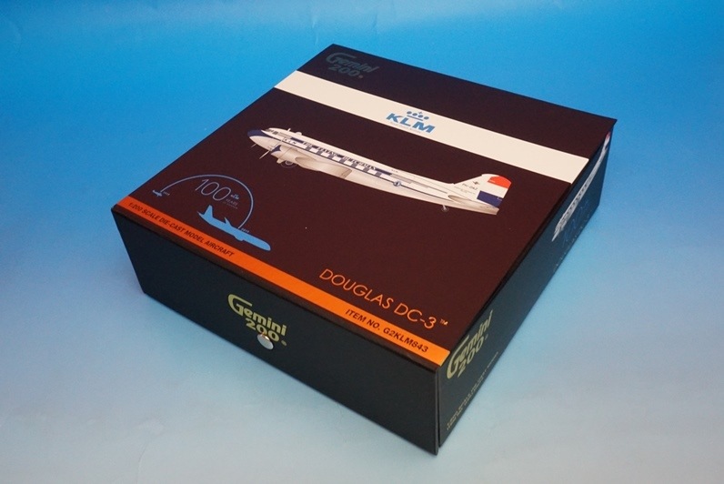1/200 ダグラス DC-3 KLM オランダ PH-DAZ ［G2KLM843] ジェミニ/中古