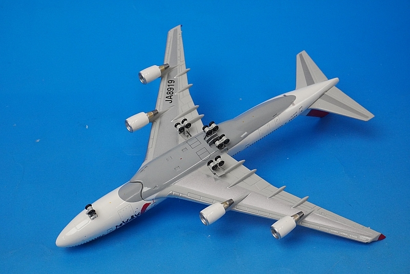 1/400 B747-400 JAL Yokoso!JAPAN JA8919 ブルーボックス/中古