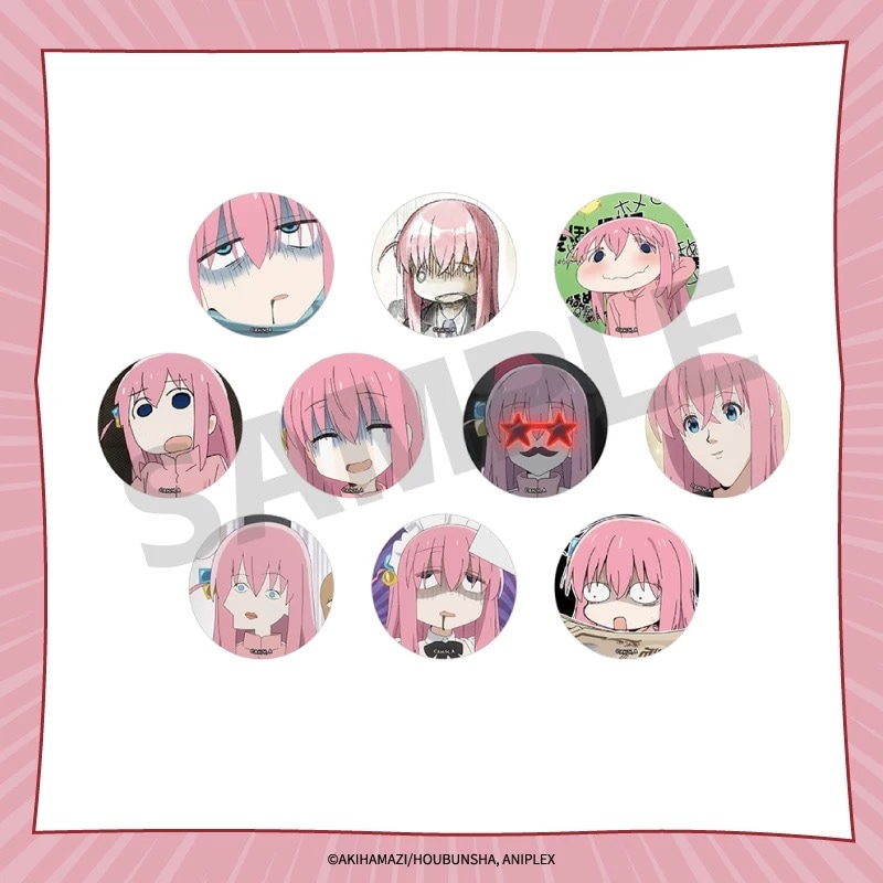 ぼっち・ざ・ろっく！ 後藤ひとり 変顔缶バッジ ランダム【予約