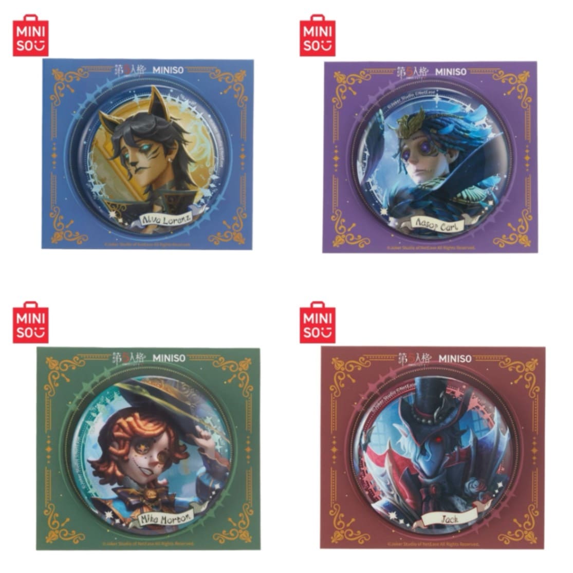 第五人格 identityV ハロウィン演奏会 夜の番人缶バッジ50個