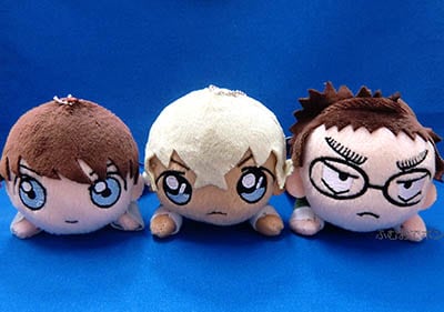 名探偵コナン 寝そべりキーチェーンマスコット 安室＆風見＆スコッチ