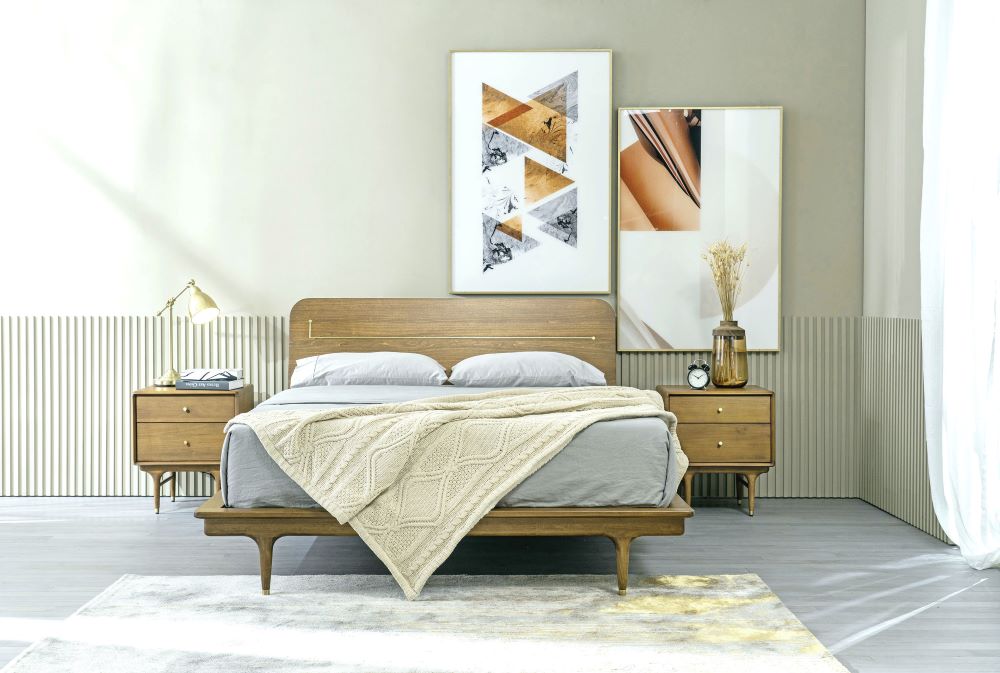 コッパー ダブルベッドフレーム JULIE | ベッド,ダブルサイズ | FUJIKA