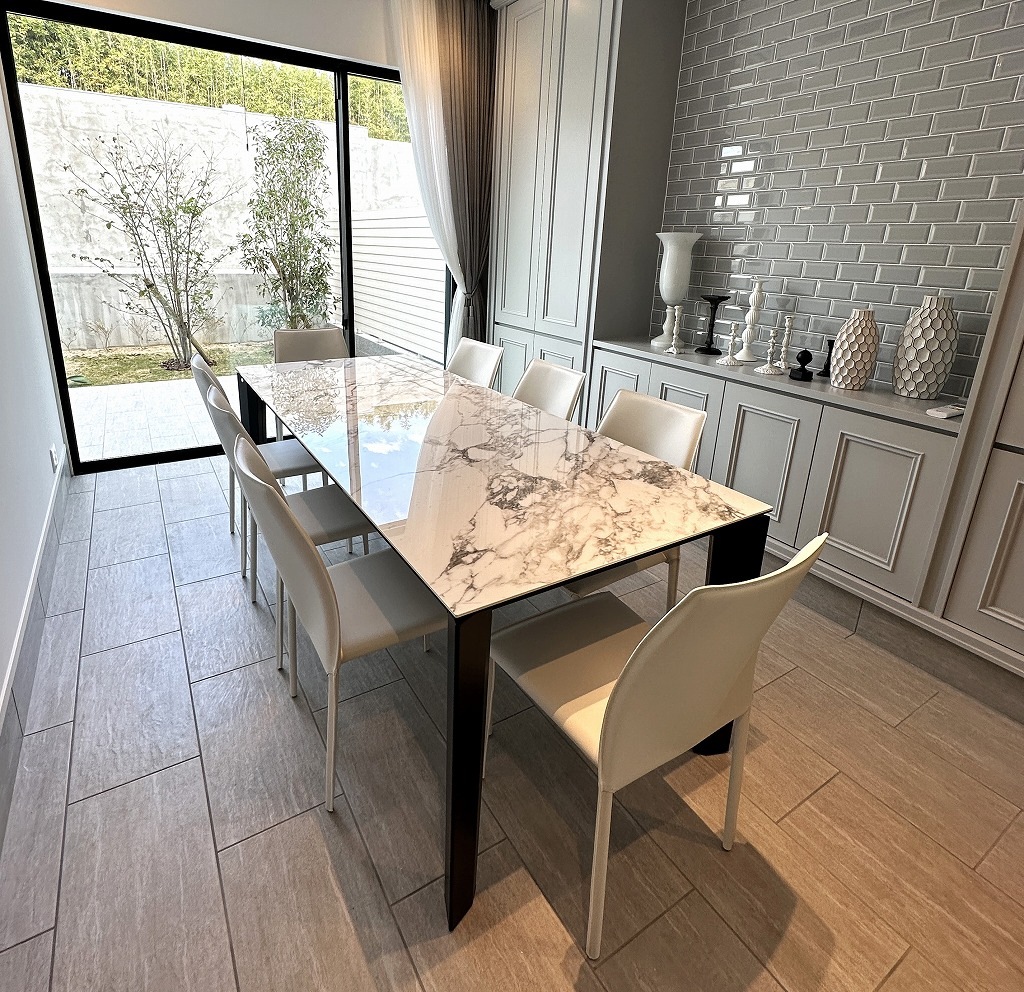 ダイニングテーブル Calligaris カリガリス Table Delta ceramic