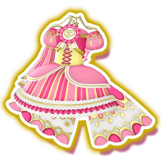 マイチケ】☆2-020 ロゼットジュエルラブリーサイリウムワンピ CR