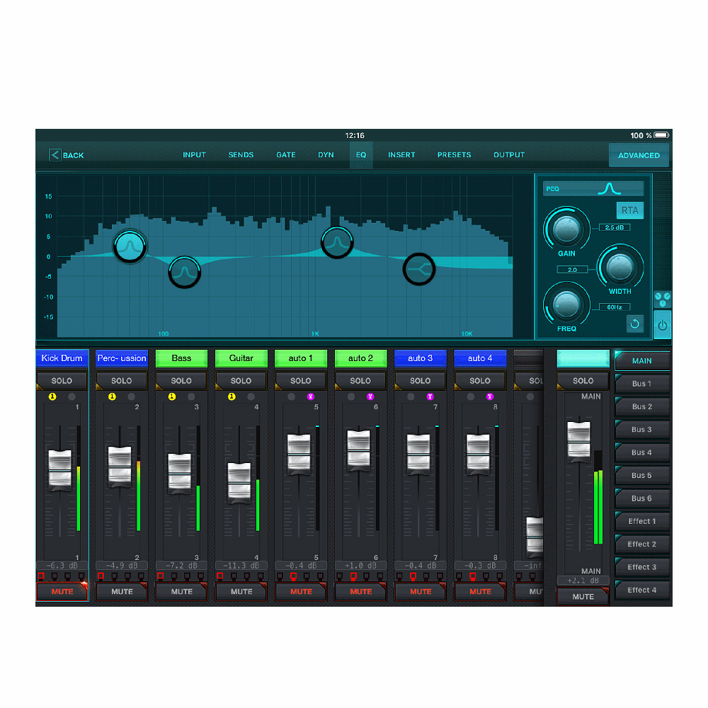 BEHRINGER XR18 X AIR リモートコントロール・デジタルミキサー Hibino
