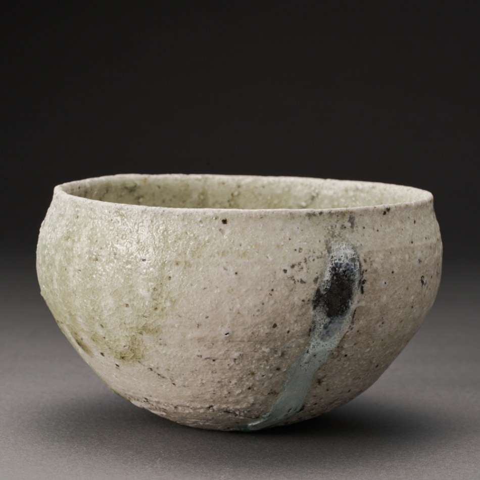 自然釉丸茶盌（辻村唯）Natural Glaze Round Tea Cup(Yui Tsujimura
