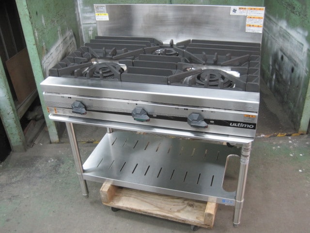 マルゼン】【業務用】【中古】 ガステーブル MGT-074DS 都市ガス