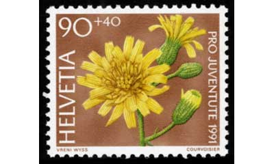 1999年 プロ・ユベントゥテ 森の花々 切手4種セット スイス発行 | 切手