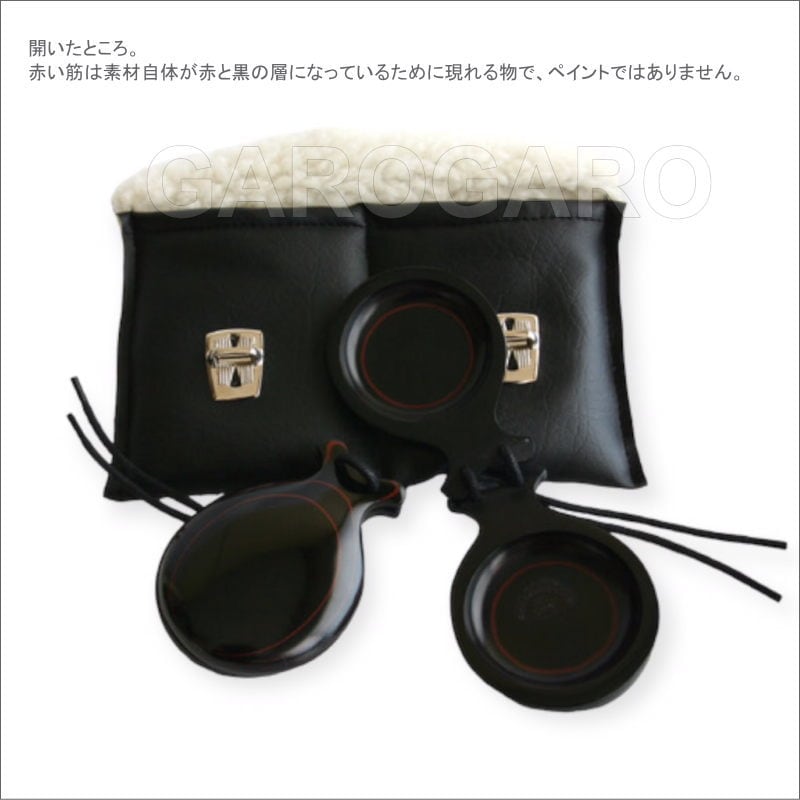 フラメンコ | カスタネット プリメラ ベテアダ スペシャル 黒に赤い筋