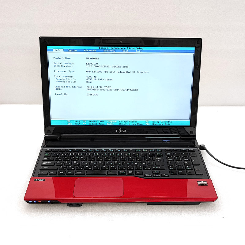 ジャンク品 富士通 LIFEBOOK AH40/J ジャンクPC ジャンクパソコン 保証