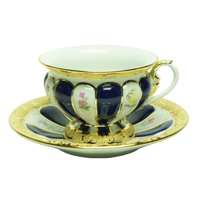 マイセン ティーカップ＆ソーサー 011079/17582 | 宮廷の小花 | ドイツ