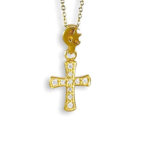 ≪Crescent Luna/クレセントルナ≫CRUZ GOLD/クルス ペンダント GOLD