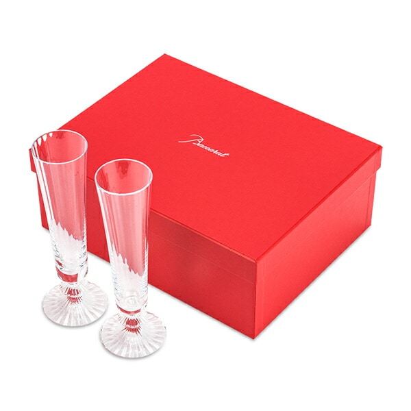 バカラ Baccarat シャンパンフルート ペア ミルニュイ シャンパン