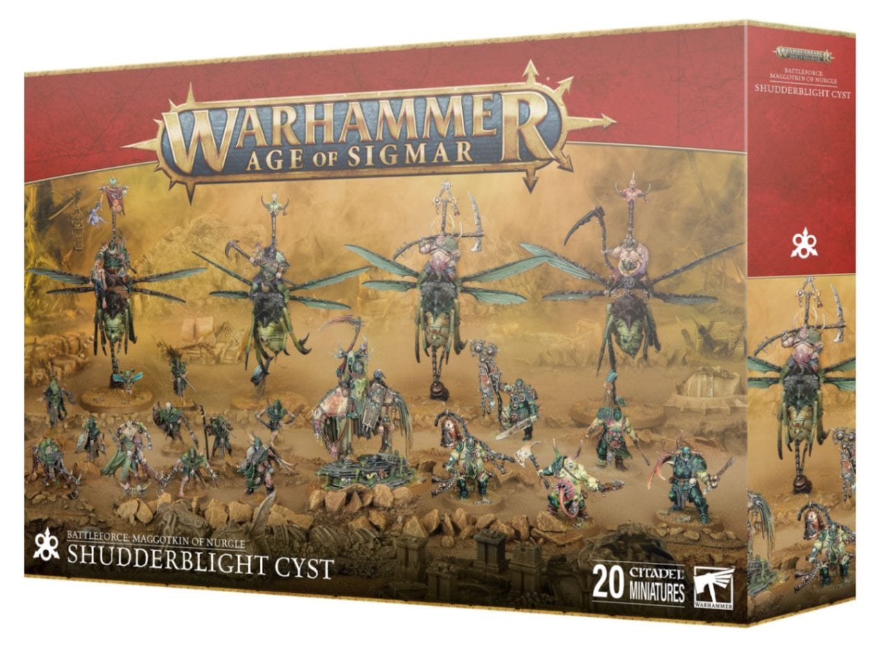 WHAoS】マゴットキン・オヴ・ナーグル：震え萎び病の膿疱群