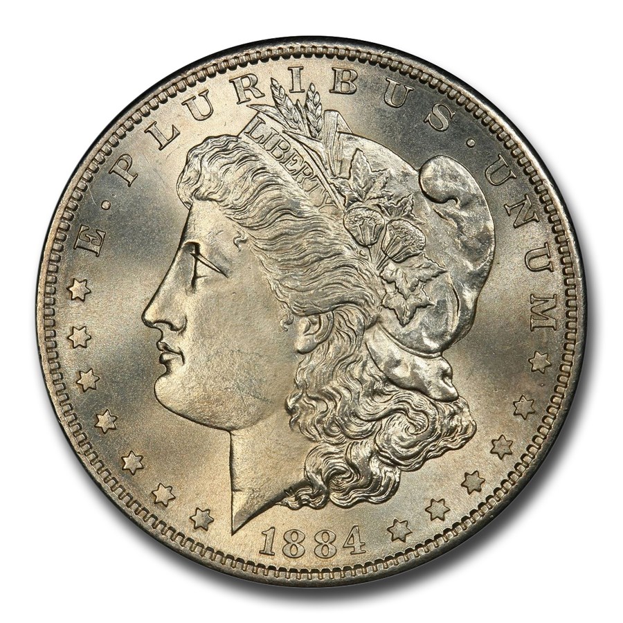 1884年 モルガン ダラー 銀貨 1ドル シルバー コイン モルガン ヘッド