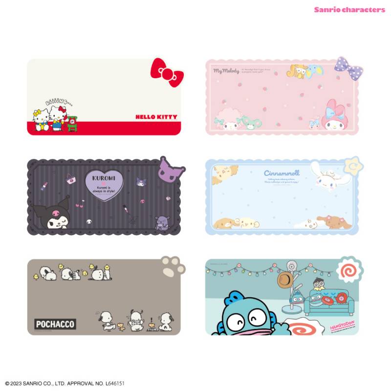 サンリオキャラクターズ ダイカットデスクマット Lサイズ | さ行