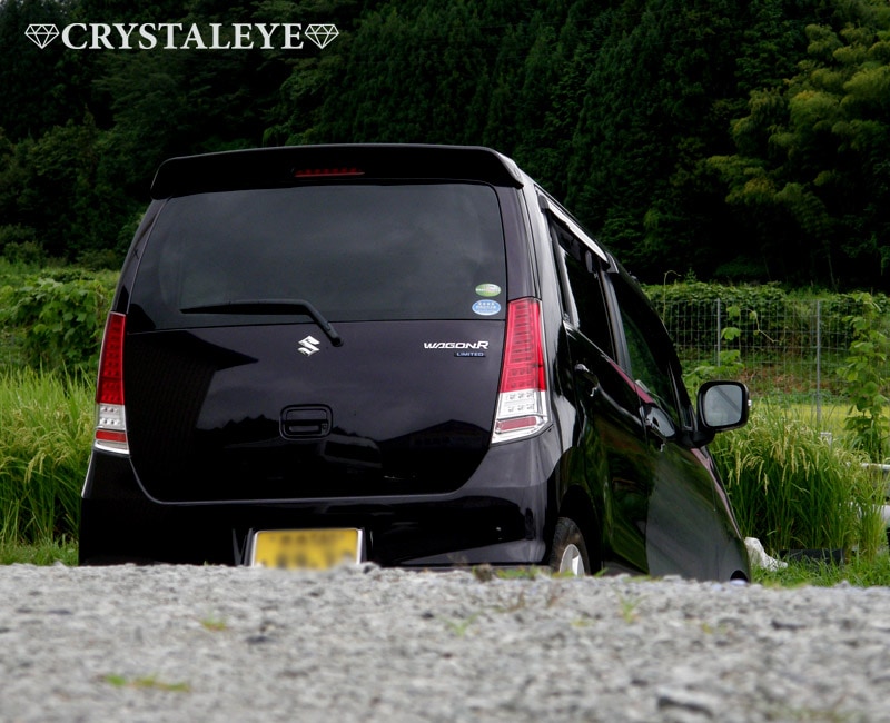 MH23S ワゴンR クリスタルファイバーフルLEDテールランプ レッドクリアー