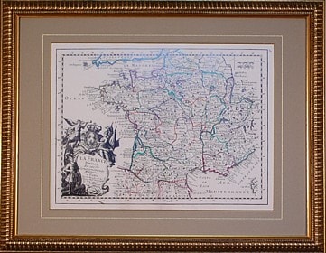 1748年フランス地図」