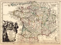1748年フランス地図」