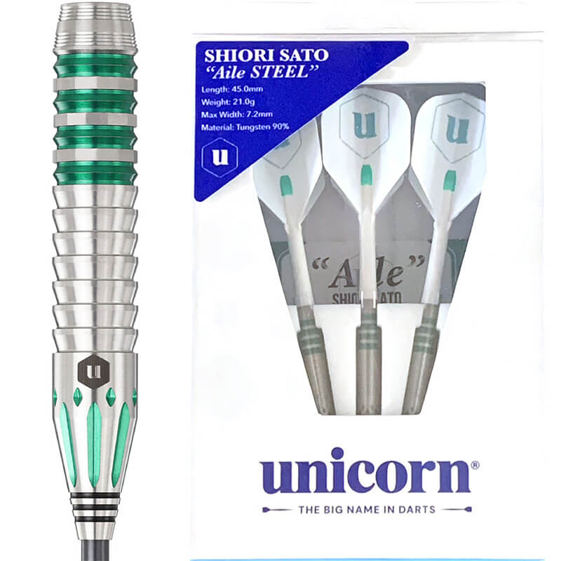 ユニコーン Aile エール スティール21g 佐藤詩織選手 ハードダーツ バレル