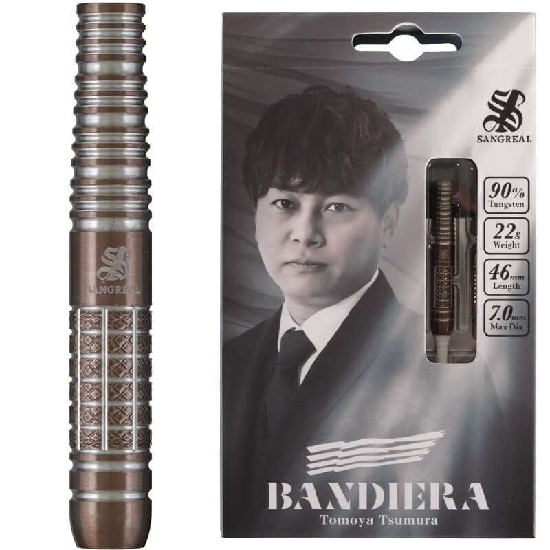 サングリアル Bandiera バンディエラ 2BA22g 津村友弥選手 ダーツ バレル