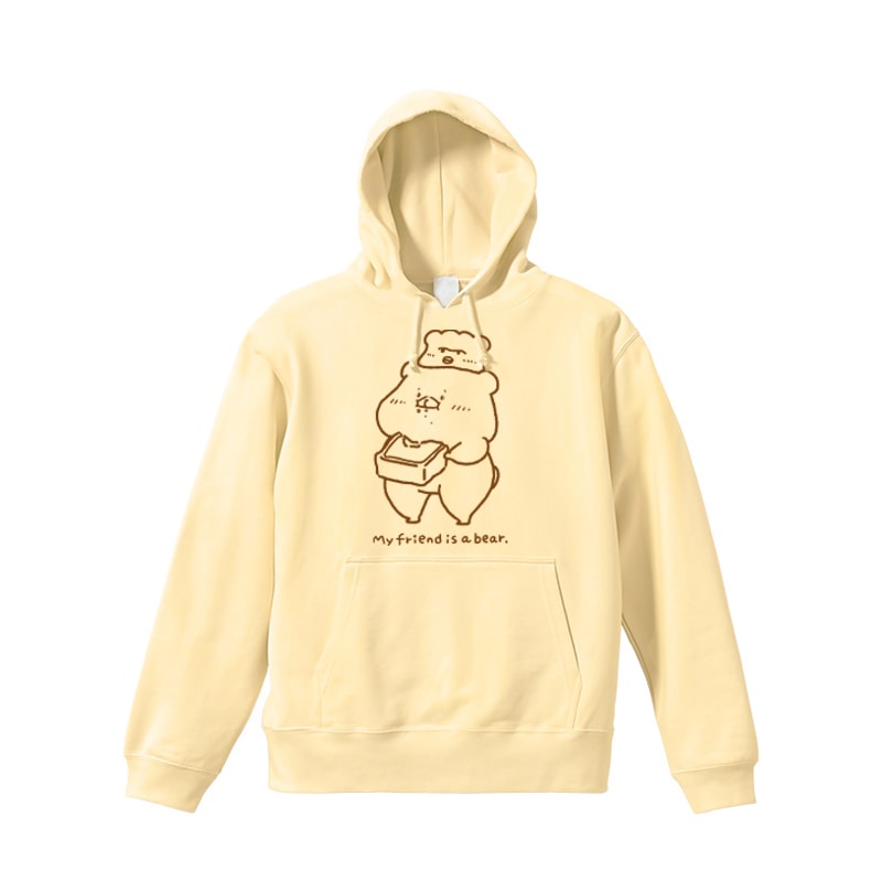 ともだちはくま プルオーバーパーカー（生食パン） | ともだちはくま