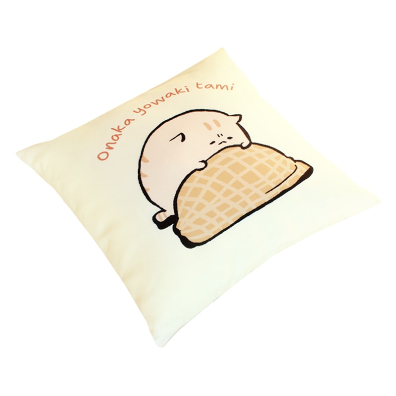 にわねこ スクエアクッション（お腹弱き民） | にわねこ | エイノバ
