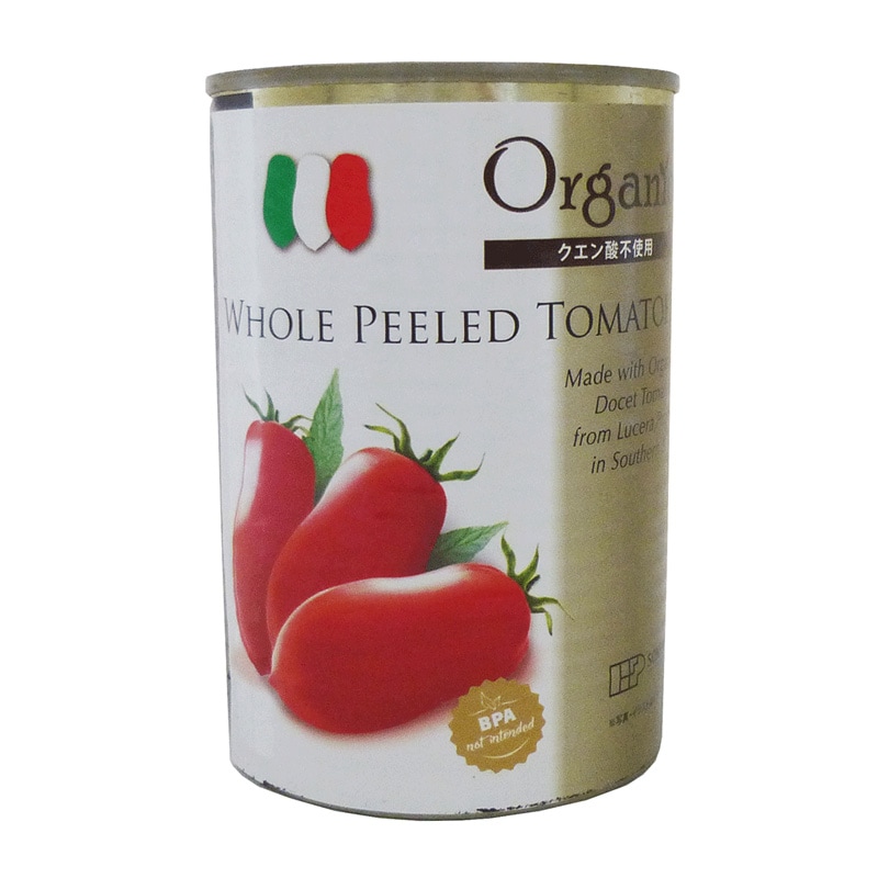 有機ホールトマト缶 400g | レトルト・スープ・缶詰,缶詰・水煮