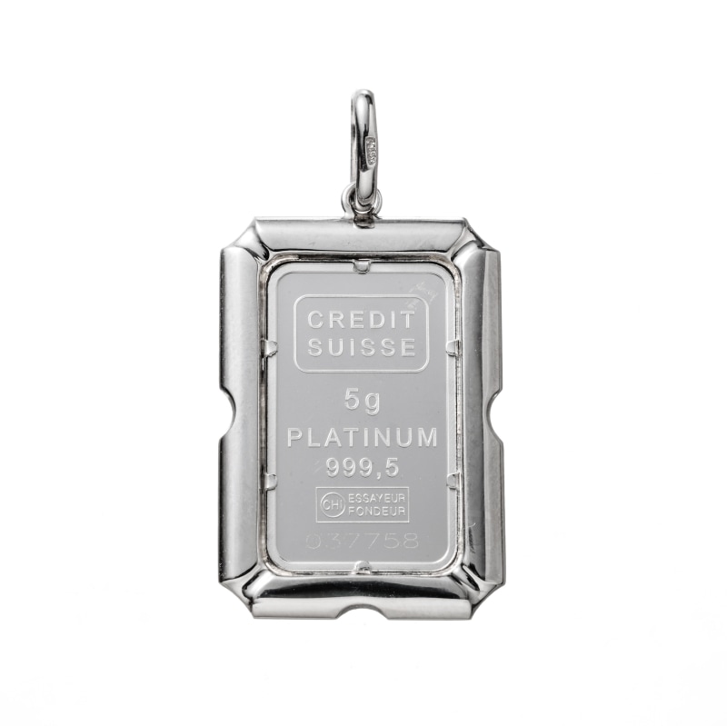 Gold Jewelry】 PT プラチナ 999 リバティ インゴット 5g CREDIT