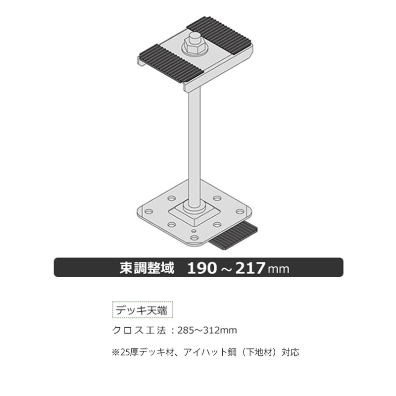 ハンディウッドオンラインショップ｜束・束関連部材｜鋼製束 小 190