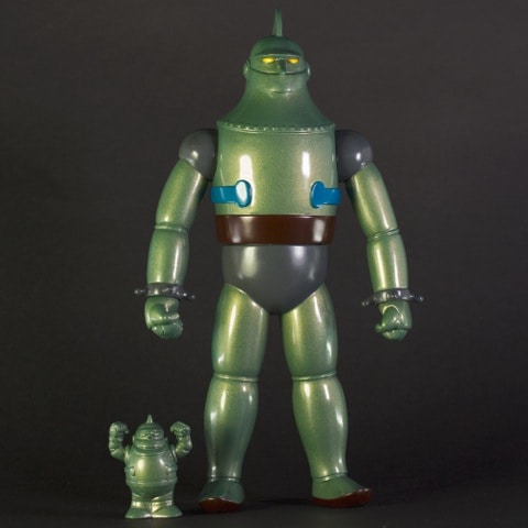 ソフビ】【シカルナ工房】初期版鉄人28号 青銅ver.